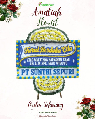 Papan Bunga Duka di Padang Barat